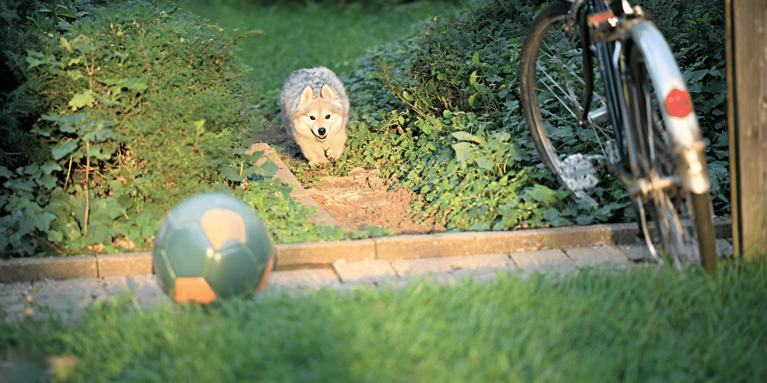 Hundehalterhaftpflicht – Hund im Garten