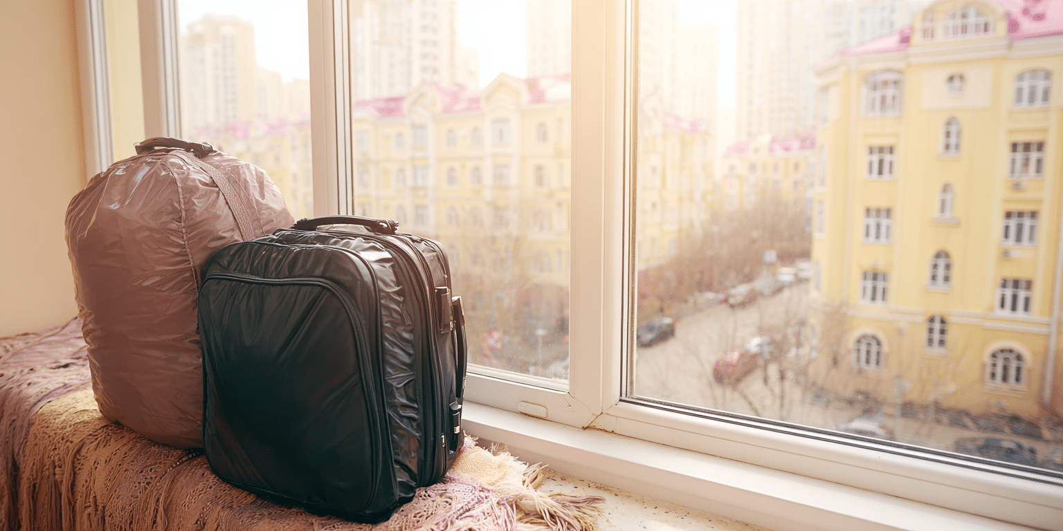 Reiseversicherungen – Gepäck am Fenster