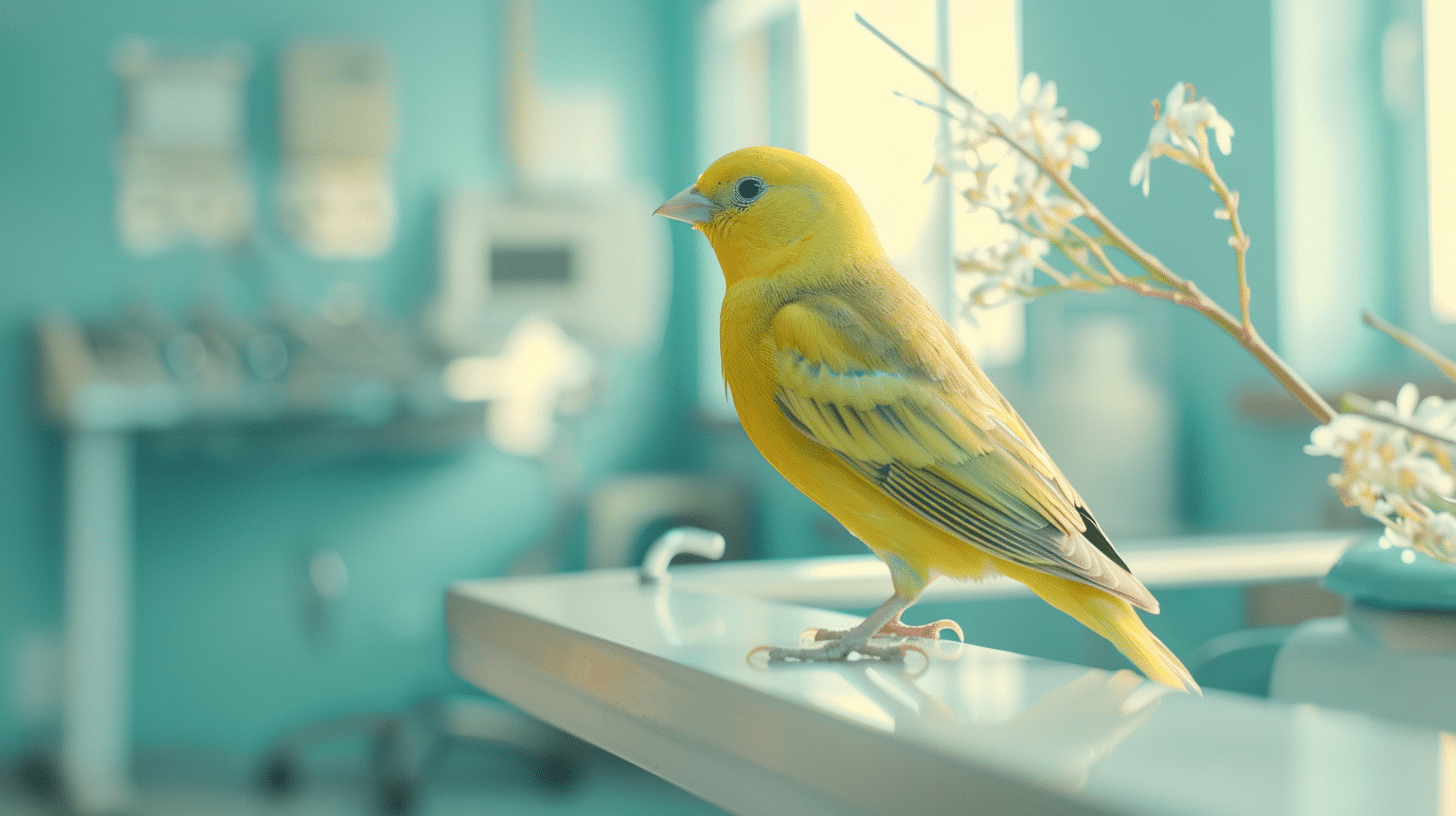 Vogel in tierärztlicher Untersuchung – Symbolbild zur Vogelversicherung FAQ